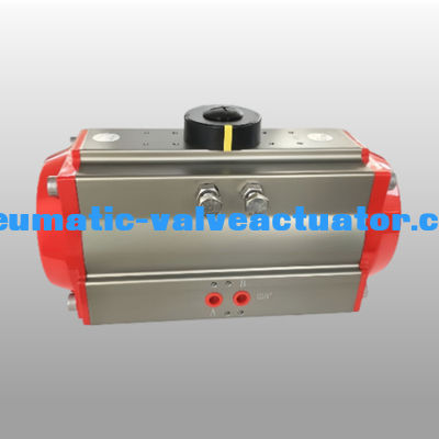 Actuación neumática de rodadura de aluminio con montaje ISO 5211